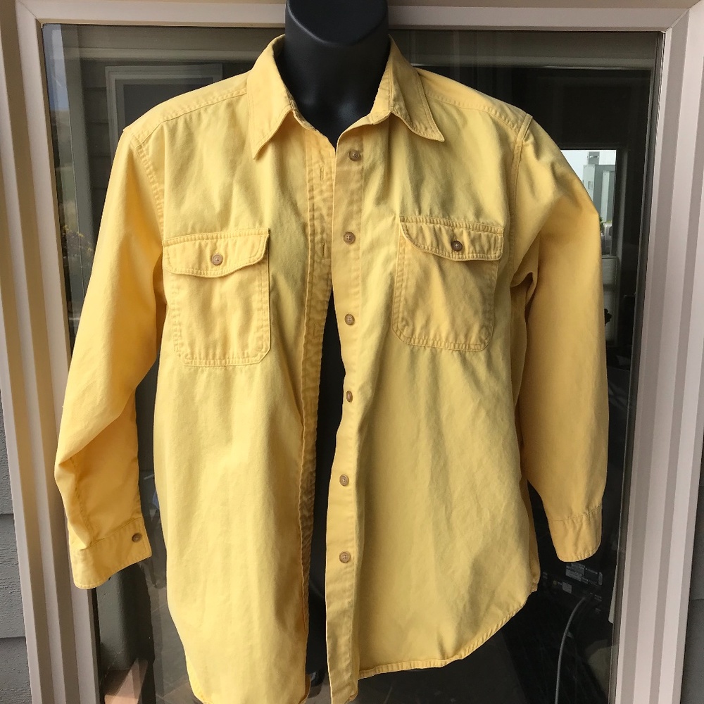 Butter yellow Limited Chinos L long sleeve shirt